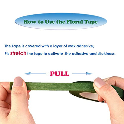4 Rolls Floral Tape (4 Count)
