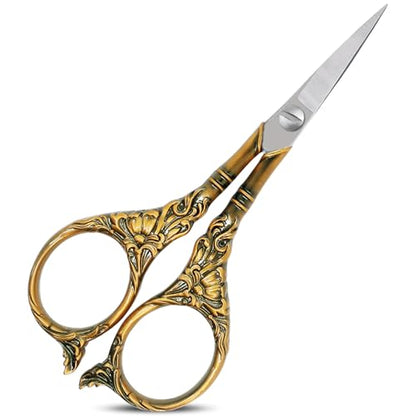 4.5Inch Small Sharp Pointed Stainless Steel Scissors Craft Cross