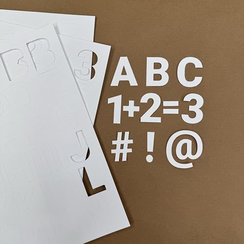 1.5 Inch Bulletin Board Letters & Numbers (728 Count)