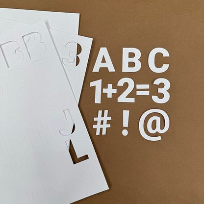 1.5 Inch Bulletin Board Letters & Numbers (728 Count)