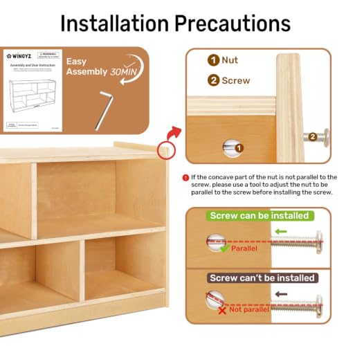 Montessori Bookshelf (5 Count)