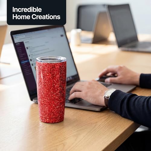Craft Glitter Shaker Red 130g Ultrafine (4.5 Ounce)