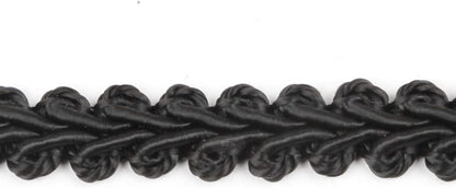 BEL AVENIR Braid Trim 1/2 inch 13.6 Yards French Gimp Basic Sewing Polyester DIY Crafts Costume Home Decorative (Black) - Crafty Corner