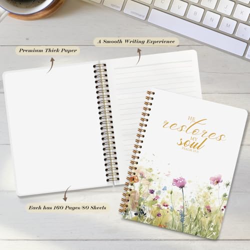 Floral Christian Notebook for Women