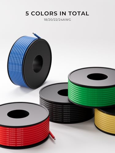 20 AWG Silicone Wire Kit 250FT (250 Sq Ft)