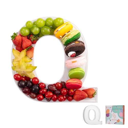 11" Clear Acrylic Letter & Number Charcuterie Tray