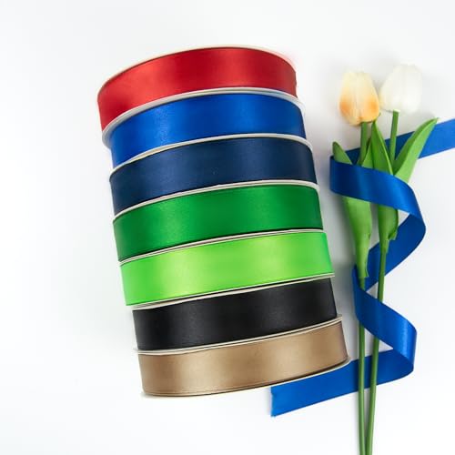 1 Inch 100 Yards Satin Ribbon Royal Blue (300 Foot)