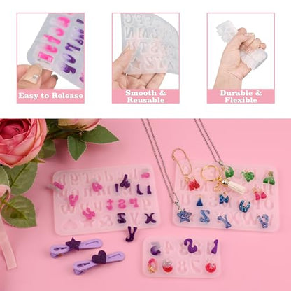 Mini Alphabet Resin Molds