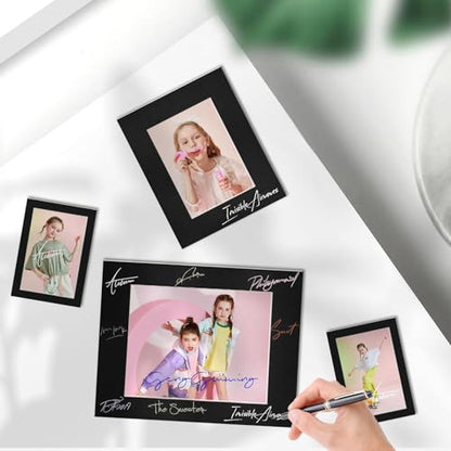 5x7 Black Picture Mats Pack of 11
