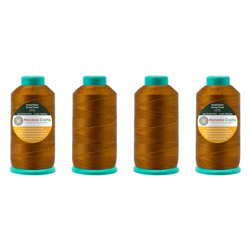Size 69 210D T70 Brown Combo Bonded Nylon Thread (18000 Foot)