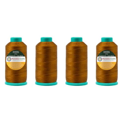 Size 69 210D T70 Brown Combo Bonded Nylon Thread (18000 Foot)