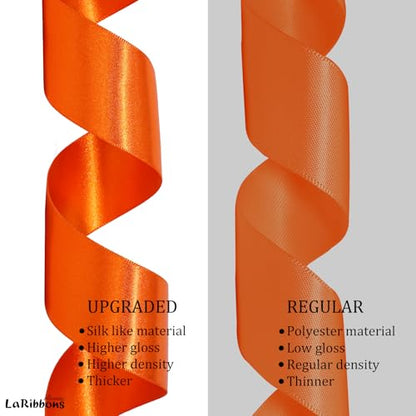 Orange Satin Ribbon 3