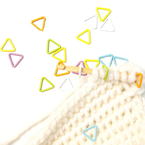 60PCS Metal Stitch Markers Triangle