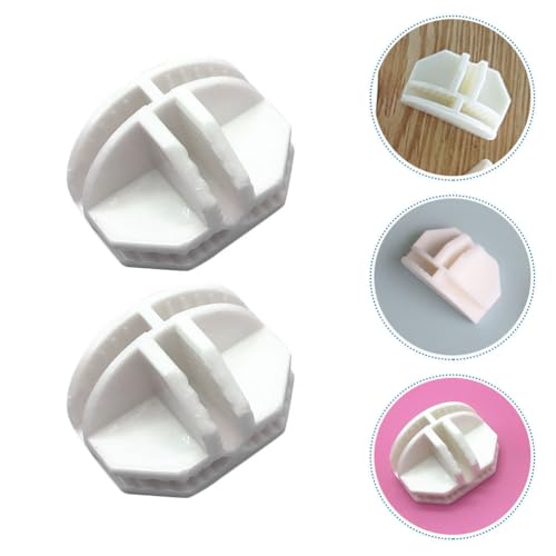 Semi Circle Plastic Cube Connectors 50 Pieces for Modular Wire Storage Organizer Easy Assembly Universal Closet and Shoe Storage Hardware