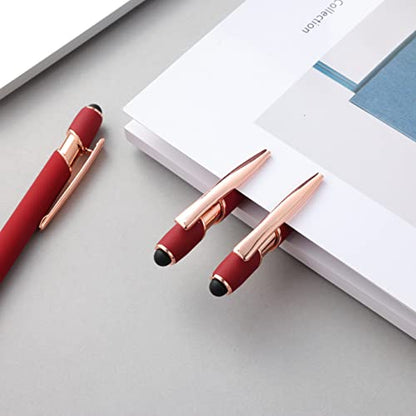 12 PCS 2 in 1 Stylus Ballpoint Pen with Stylus Tip (12 Count)