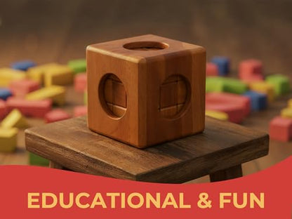 Soma Puzzle Cube Wooden Toy Brain Teaser Desk Board Games Adults Master Block Christmas Mind Magic Benders Wood Hand Cube Family Teens Classic