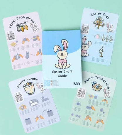 Pott’d Easter Craft Kit Air Dry Clay Kit for Adults