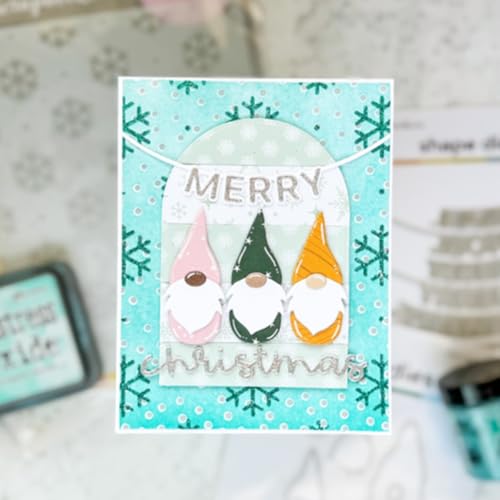 Metal Cutting Dies DIY Merry Christams Embossing Stencil Template Scrapbooking Card Making Mold Photo Album Arts Crafts Tools
