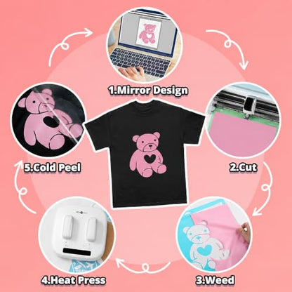 Baby Pink Transfer Vinyl Roll