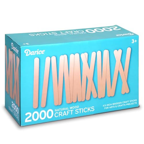 2000 Pcs Popsicle Stick (2000 Count)