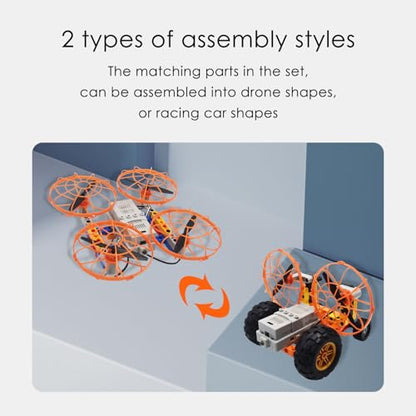 DIY Drone&RC Car Set for Kids and Beginners