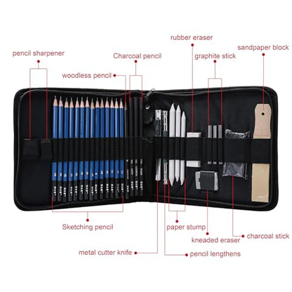 36 Pack Drawing Set Sketch Kit