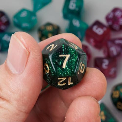 DND Dice Set 35 Pcs Polyhedral Dungeons and Dragons Rolling Dice Set (49 Count)