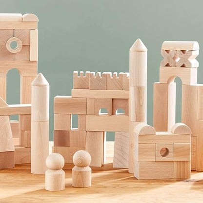Extra Large Wooden Building Blocks 102 Piece Set