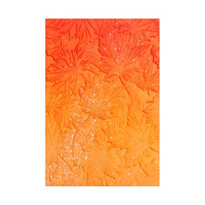 3D Autumn Theme Plastic Embossing Folders Maple Leaf for DIY Scrapbooking Photo Album Card Paper Craft Decoration for Card Making