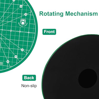 10"x10" Round Rotating Cutting Mat
