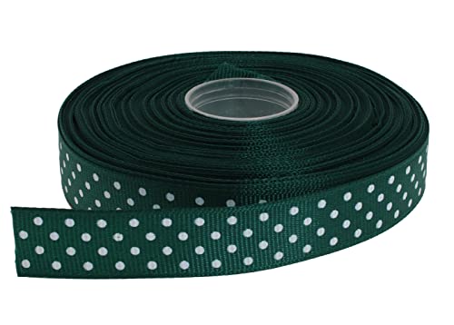 Polka Dot Grosgrain Ribbon 25 Yard Each Roll 100% Polyester