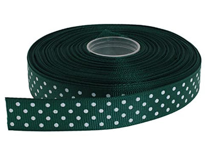 Polka Dot Grosgrain Ribbon 25 Yard Each Roll 100% Polyester
