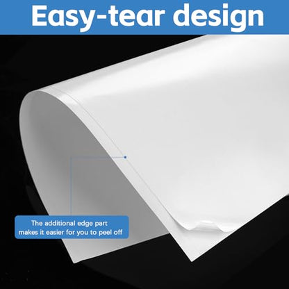 Double Sided Adhesive Sheets for Arts Craft Scrapbooking Photo Albums Home Decorative 25Pcs (25 Count)