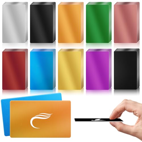 100Pcs 0.45 Metal Business Cards Aluminum Laser Engraving Blanks