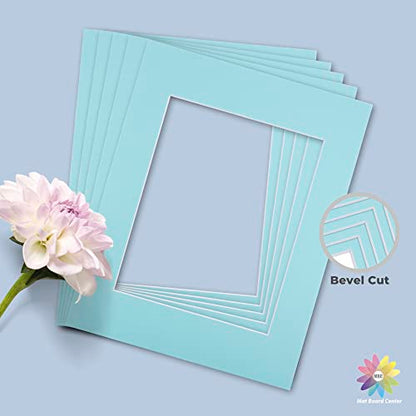 Mat Board Center 10 Pack 11x14 Photo Mats for 8x10 Picture (10 Count)