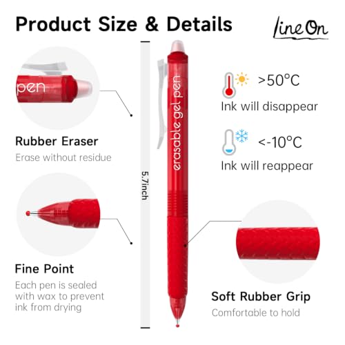 Erasable Gel Pens (12 Count)