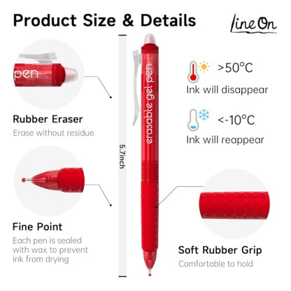 Erasable Gel Pens (26 Count)