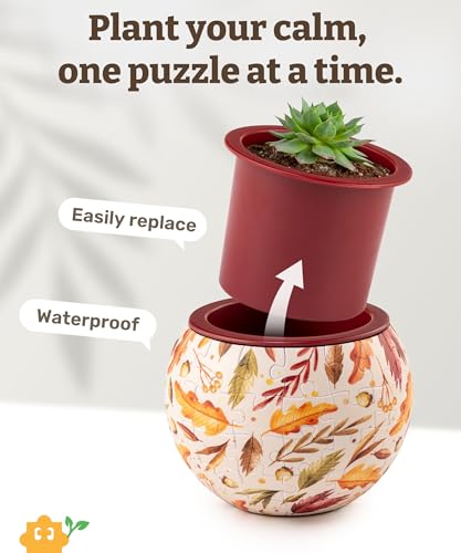 3D Puzzle Planter 80 Pieces (80 Count)