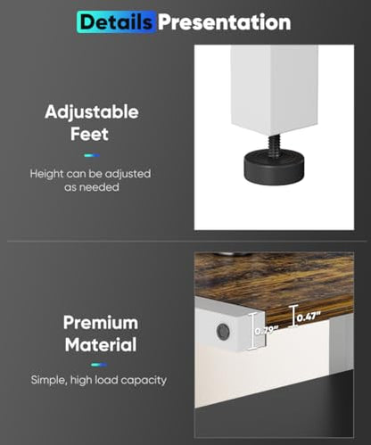 4 Tier Wooden Media Stand