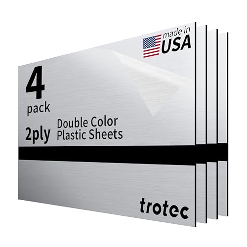 Metallic Looking Acrylic Sheet (4 Count)