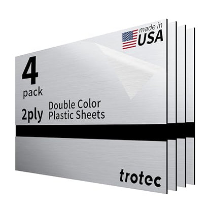 Metallic Looking Acrylic Sheet (4 Count)