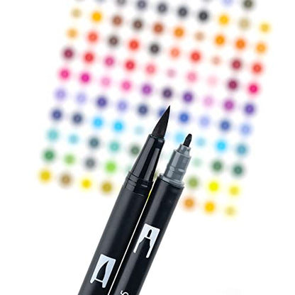 56171 Dual Brush Pen Art Markers (10 Count)