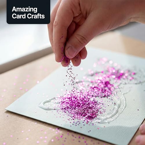 Craft Glitter Shaker Fuchsia Pink 110g Ultrafine (4.5 Ounce)