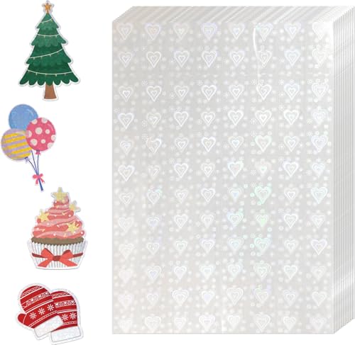 36 Sheets Holographic Sticker Paper