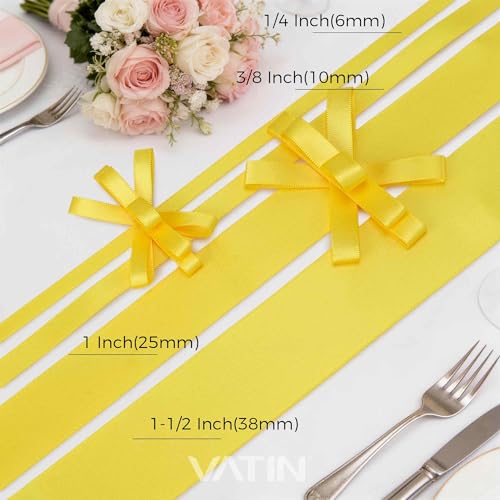 Daffodil Satin Ribbon 3 (150 Foot)