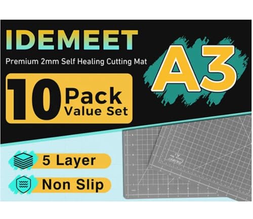 Premium 10pcs Self Healing Cutting Mat 18''x12'' (10 Count)