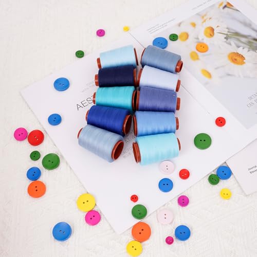 10 Pcs Sewing Thread Set (24000 Foot)