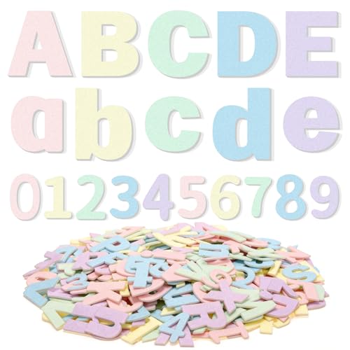 310 Pcs Felt Letter Bulletin Board Self Adhesive Sticker (310 Count)