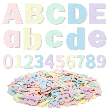 310 Pcs Felt Letter Bulletin Board Self Adhesive Sticker (310 Count)