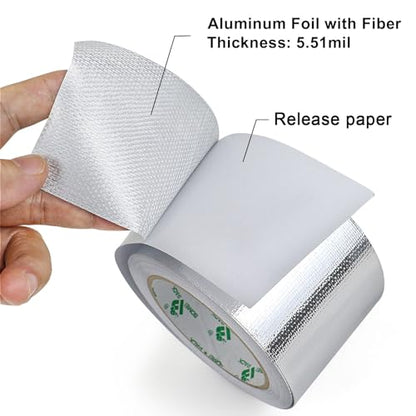Adhesive Aluminum Foil Heat Shield Tape Barrier 3in x 66ft